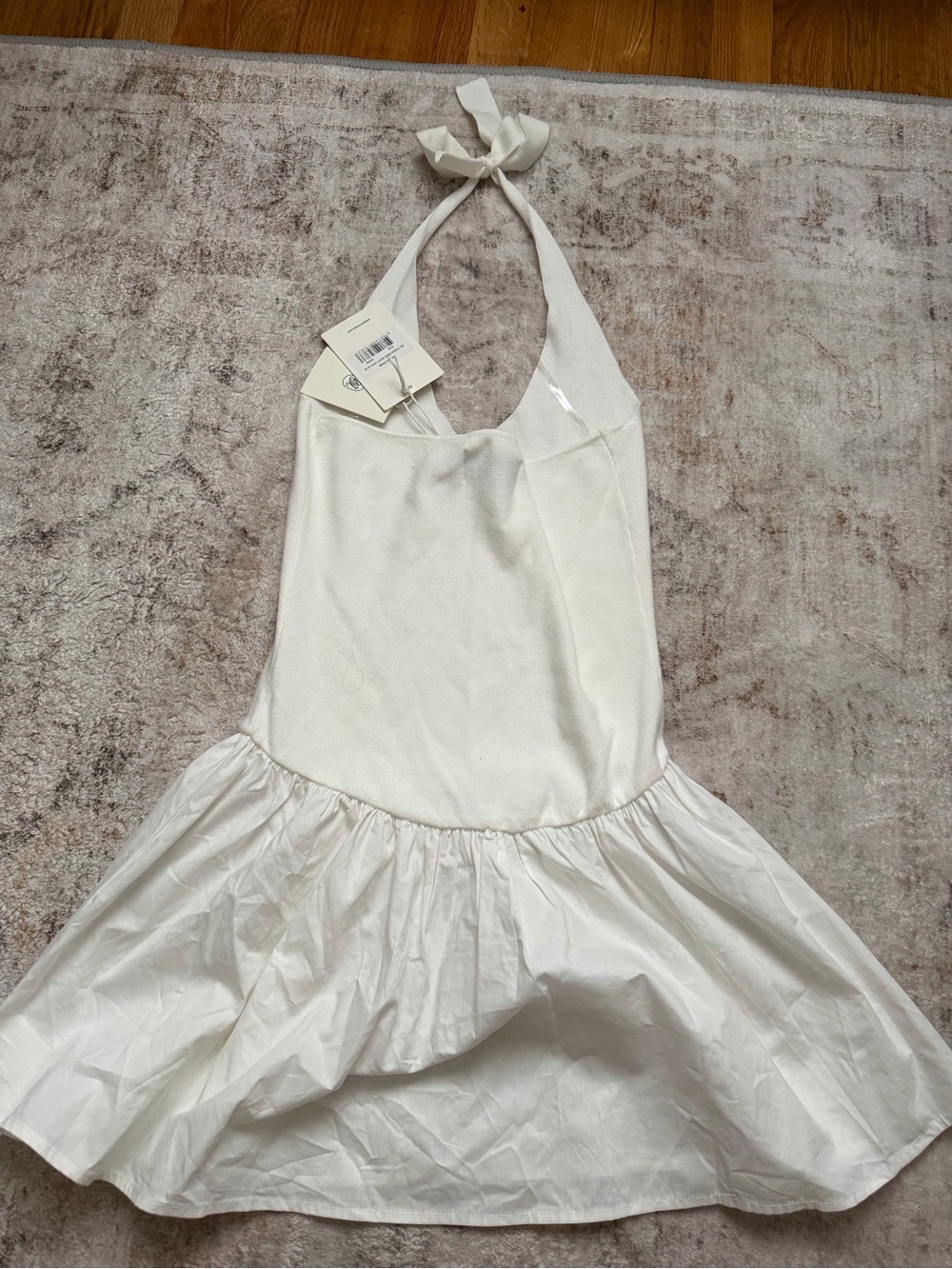 Peppermayo White Halter Mini Dress - Picture 3 of 4